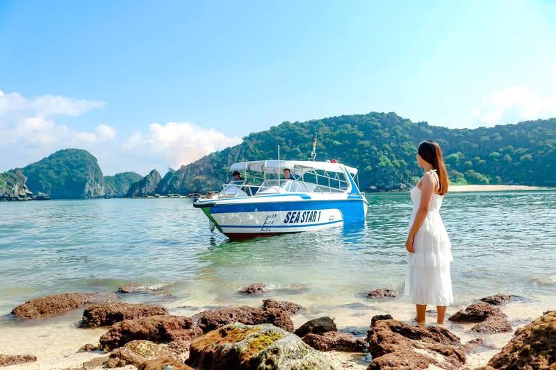Tour cano khám phá vịnh Lan Hạ Cát Bà